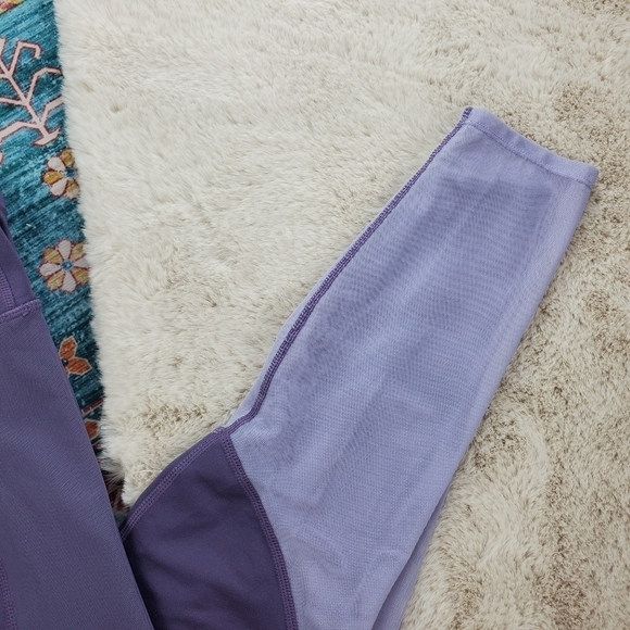 Joy Lab Purple Mesh Ankle Legging Small - Picture 3 of 8
